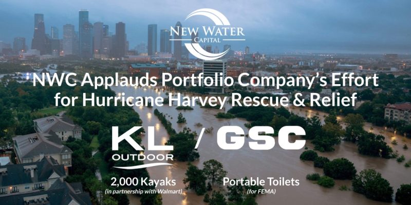 KL Outdoor/GSC Technologies Supplies Kayaks to Hurricane Harvey Rescue Effort