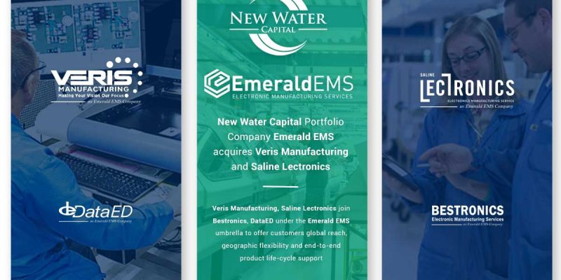 New Water Capital Company Emerald EMS Adds Saline Lectronics Inc., Veris Manufacturing
