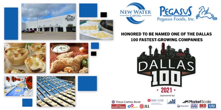 Read more about the article New Water’s Pegasus Foods Joins List of Fastest Growing Private Companies