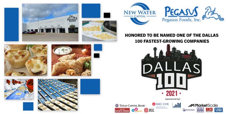 New Water’s Pegasus Foods Joins List of Fastest Growing Private Companies