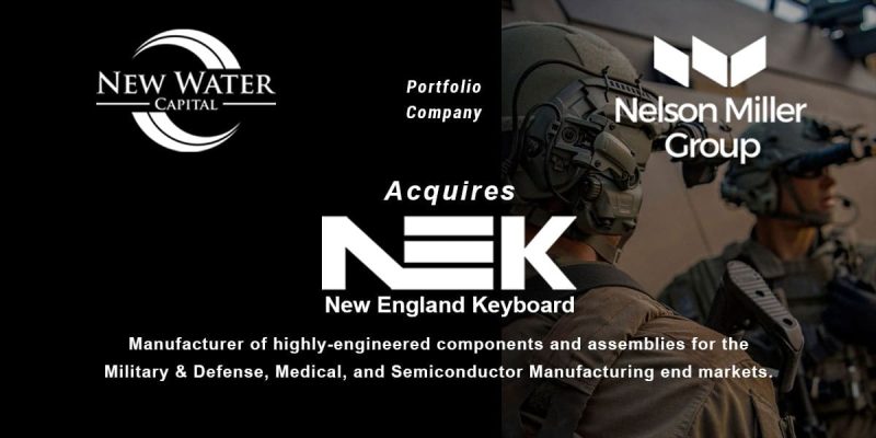 New Water Portfolio Company Nelson Miller Group Acquires New England Keyboard